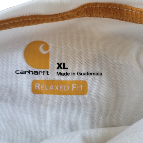 Carhartt Relaxed Fit T-Shirt Mens XL Pocket Logo Short Sleeve Tee - Picture 3 of 3